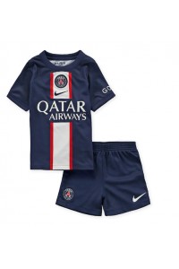 Paris Saint-Germain Babytruitje Thuis tenue Kind 2022-23 Korte Mouw (+ Korte broeken)